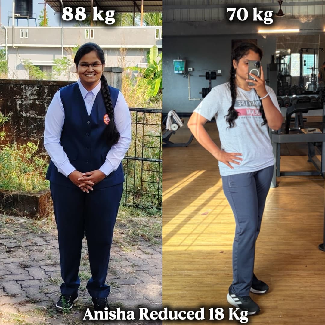 Anisha before